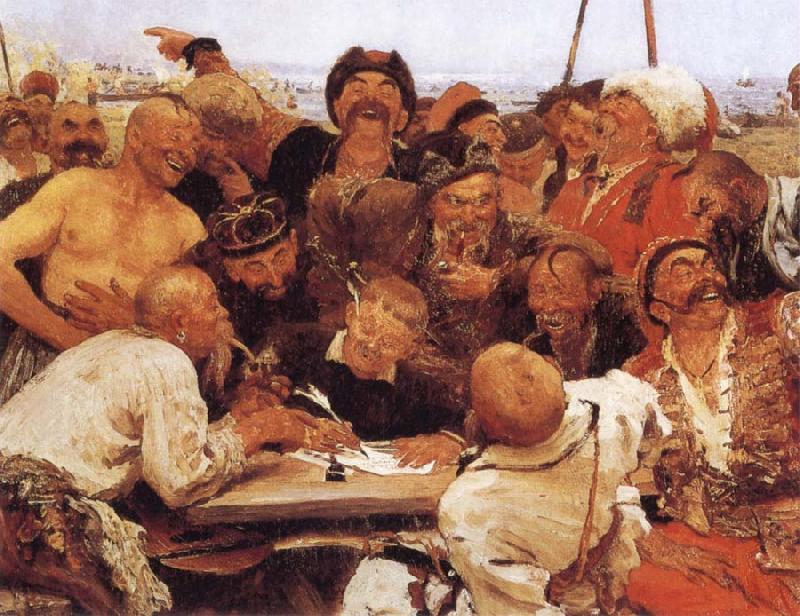 llya Yefimovich Repin Zaporozhian Cossacks China oil painting art